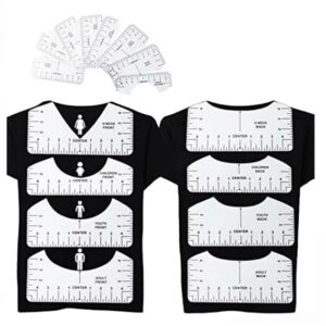 PLANTILLA DE ACRILICO PARA LA CORRECTA POSICIÓN EN EL MARCAJE DE CAMISETAS